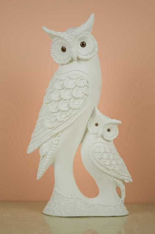 Buho Moderno Con Hijo 31Cm